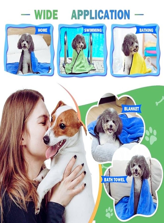 Microshine Microfiber PET Towel Set for Dogs & Cats - Pack of 3 | Super Absorbent, Quick Dry, Soft Pet Bath Towels for Dogs & Cats - Image 4